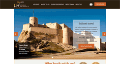 Desktop Screenshot of omanholidayarchitects.net
